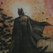 "Batman", aquarel, 50 x 70 cm
